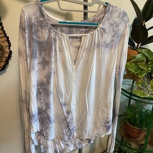 American Eagle Tie Dye Long-sleeve